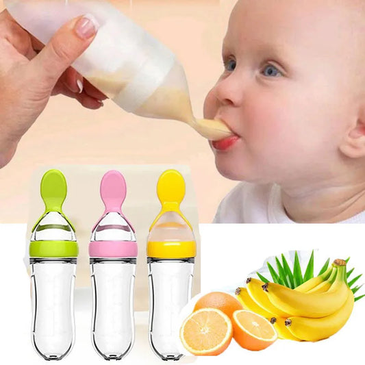 BibiDomi - Baby Bottle With Spoon